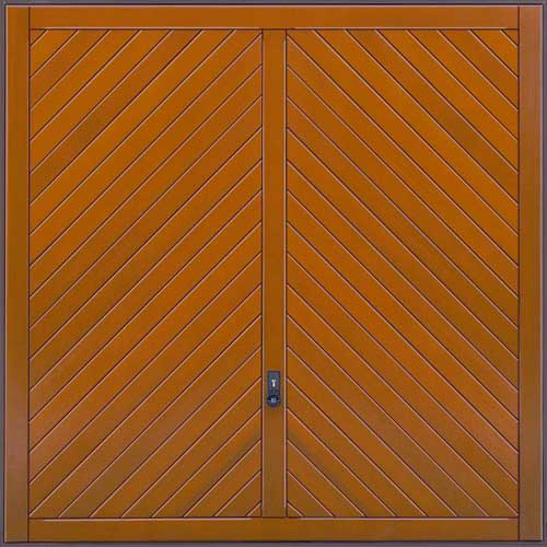 Hormann Timber 2010 Chevron Garage Door
